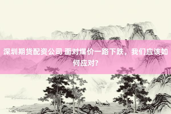 深圳期货配资公司 面对煤价一路下跌,我们应该如何应对?